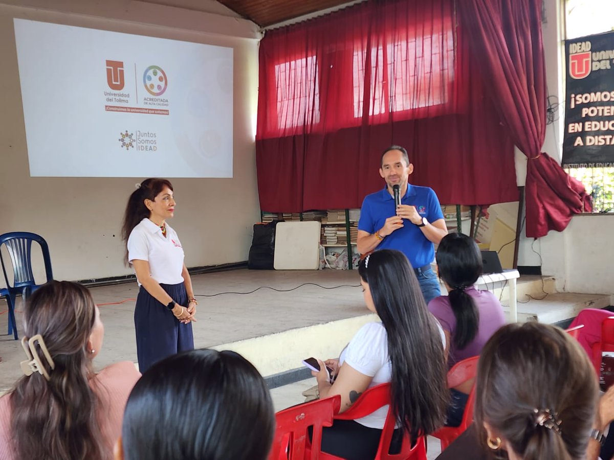 diegopolo1's tweet photo. Hoy acompañamos bienvenida a estudiantes de primer semestre en Centro de Atención tutorial en Honda en @Uni_Tolima @IdeadUT https://t.co/HAD9tObhXg