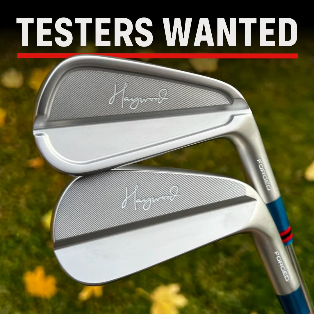 MyGolfSpy's tweet image. TESTERS WANTED 🚩 @haywoodgolf CB/MB Irons 

Lookin&apos; for a new set for the season?

We&apos;re searchin&apos; for 4 players to demo (and keep) a set of Haywood Irons in exchange for your feedback ;) 

HOW TO: 

1️⃣ RETWEET
2️⃣ CLICK HERE: bit.ly/3wCHK8L

Good luck! 🤞🏽