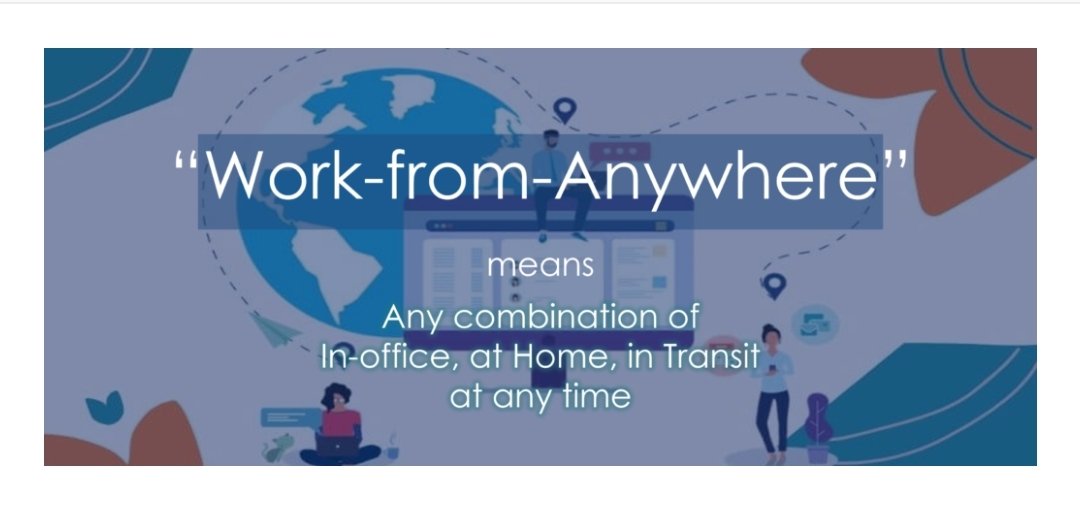 จะบอกว่า Work-From-Anywhere คือ Policy ที่เกิดขึ้นหลังการเกิดของ Digital Transformstion

เพื่อให้พนักงานทำงานตลอดเวลา ที่ไหนก็ได้ 
แต่ถ้าไม่ได้สอน Skill แบ่งเวลา หรือ Self-Care ให้พนักงาน ชีวิตก็อาจจะพังได้เพราะเหมือนต้องทำงานตลอดเวลาแบะจะรู้สึกว่าชีวิตไม่ได้พักจน Burnout ได้