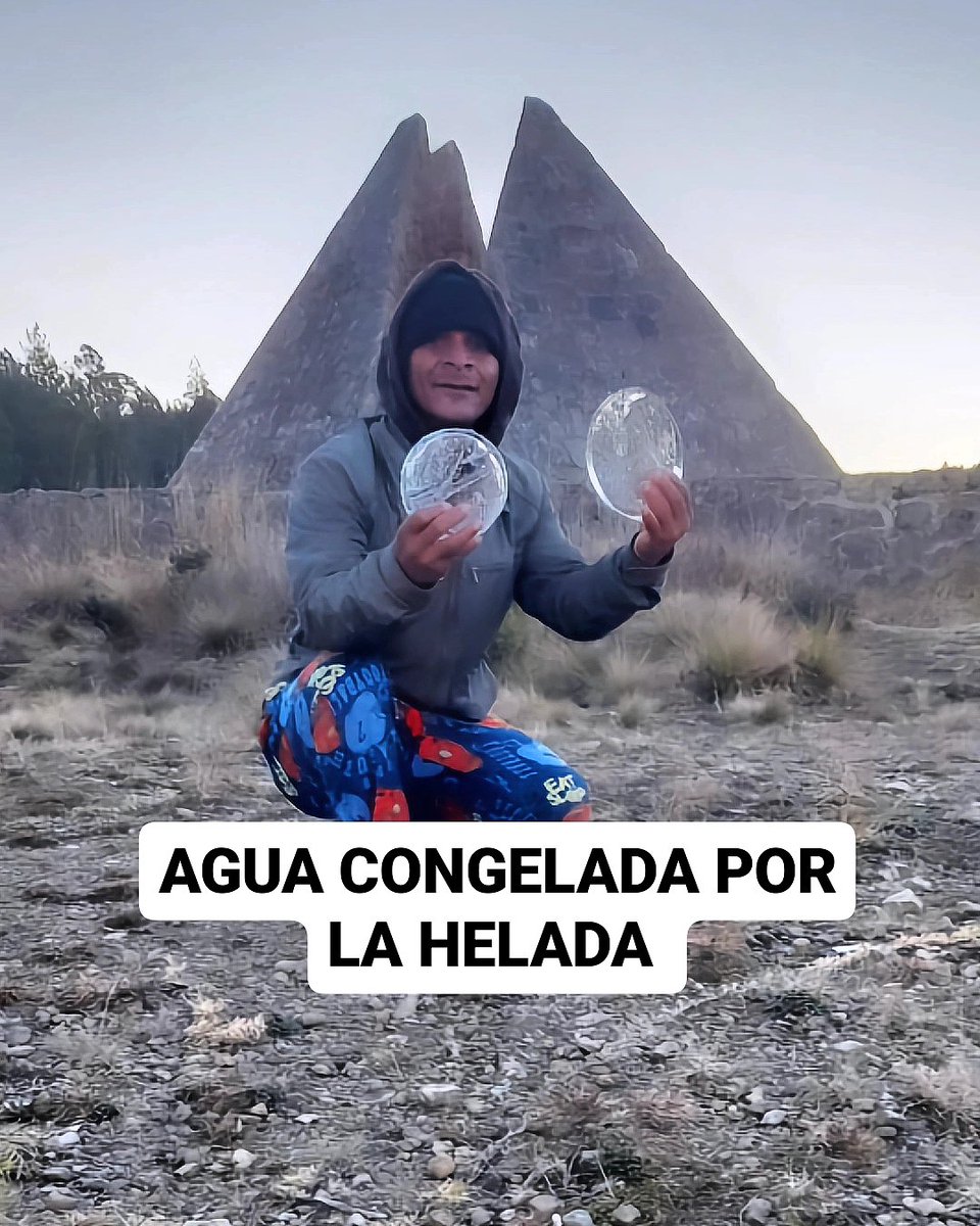 JeanSuriel's tweet photo. 🔵FRIOOOOO🔵
Segundo día consecutivo con el desarrollo de la helada y temperaturas bajo Cero en Valle Nuevo, Constanza, por la permanencia de la masa de aire polar en la región caribeña.

⚠️Durante la madrugada se registró una temperatura mínima de -1°C, la cual congeló la niebla sobre la vegetación: por el descenso se generó la cencellada, agujas de hielo adheridas a los arbustos.

⚠️También se congelaron el rocío en los pajones (escarcha) y las aguas acumuladas en recipientes en la zona de Las Pirámides.

📷 https://t.co/EKMFhgI4Qn 

✅️ https://t.co/WlQFg167bk 
➡️ @AgendaClimatica
▶️ https://t.co/OBEFwksFsW