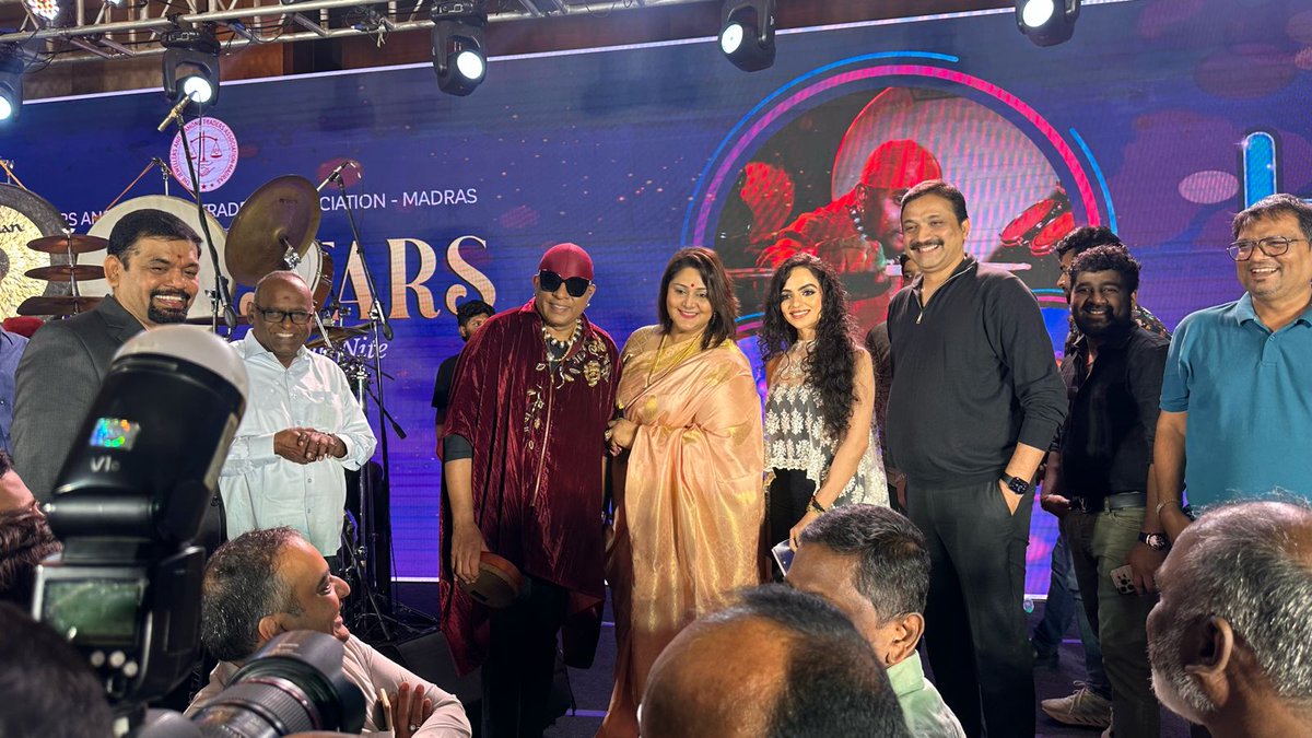 drumssivamani's tweet photo. Performed at the #shiningstars event yesterday for the Jewellers & Diamond traders association - Madras.
Was a fun musical evening and also catching up with old friends including Thiru, Santhakumar ( S.R. Jewellery)
#rhythmisgod https://t.co/ps8Y0UsXPv