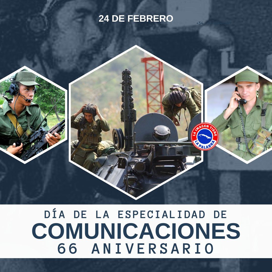 Con orgullo y satisfacción felicitamos a las generaciones de comunicadores que se han formado en nuestras aulas como oficiales de las gloriosas Fuerzas Armadas Revolucionarias. #CubaViveEnSuHistoria @DiazCanelB @MinfarC