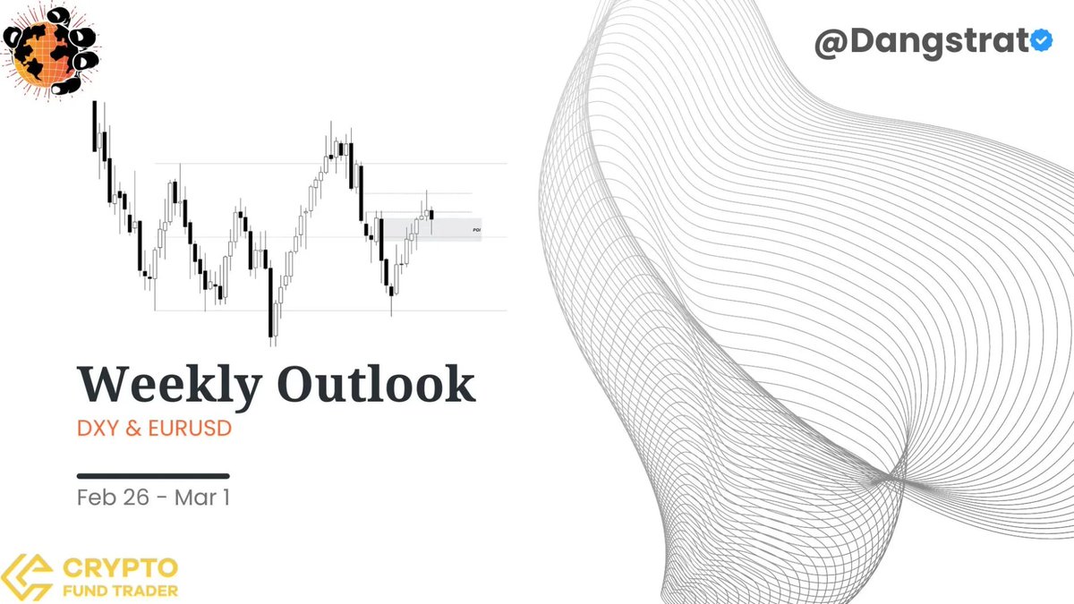 Dangstrat's tweet image. Weekly Outlook on $DXY &amp;amp; $EURUSD

Thread🧵

🧡&amp;amp;🔁
