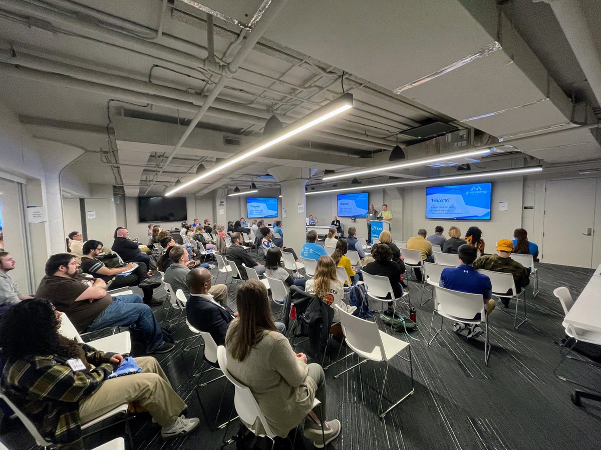 The energy is palpable at our 13th annual #GiveCampMemphis! Kicked off with inspiring stories from our participating #nonprofits, reminding us why we do what we do. Grateful to contribute to their journey! #GiveCamp #Memphis