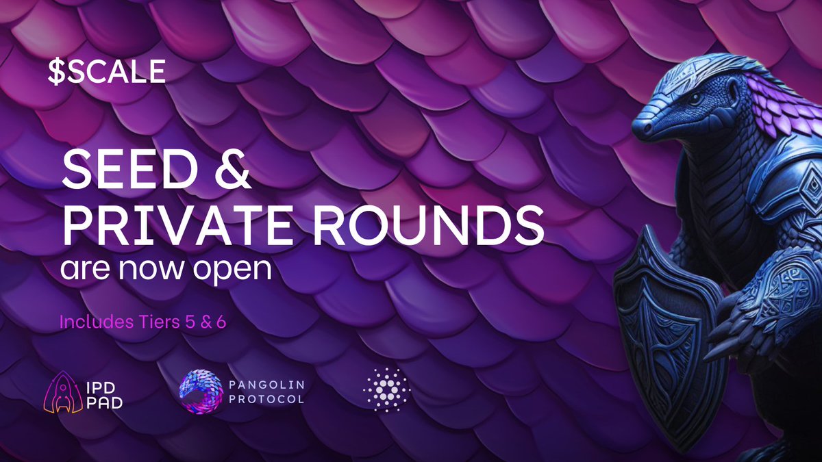 ⏰Tier 6 (Seed) &amp; Tier 5 (Private) round are now open.

idopass.finance/HomeNew

In order to get into any level of the sale you must either hold
<a href="/IPDPad/">IPD PAD</a> assets or <a href="/PangolinCardano/">Pangolin Protocol</a> Pass NFTs

The sale will be conducted in multiple rounds please check out our medium detailing each