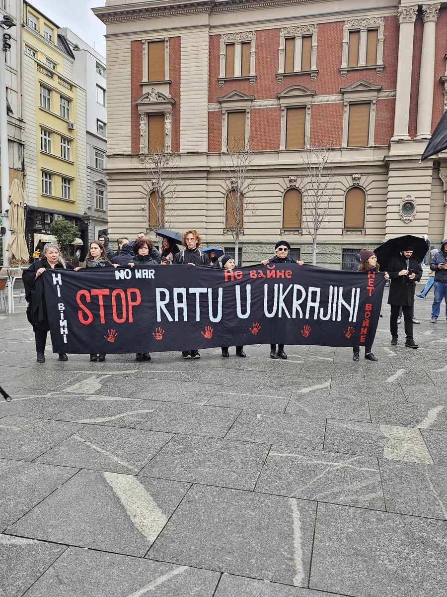 Embassy of Canada 🇨🇦representatives participated in the peaceful March of Solidarity with Ukraine in Belgrade on February 24, marking 2 years since the start of Russia's full-scale invasion of Ukraine 🇺🇦. @eusrbija @UKRinSRB #StandWithUkraine