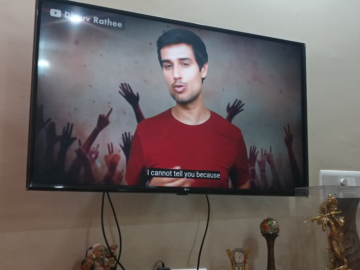 Never seen a YouTuber being seen like this in families, trains or at shops.

This Dhruv Rathee video has become a sensation. 

Hope BJP doesn't block this video or his channel in India.