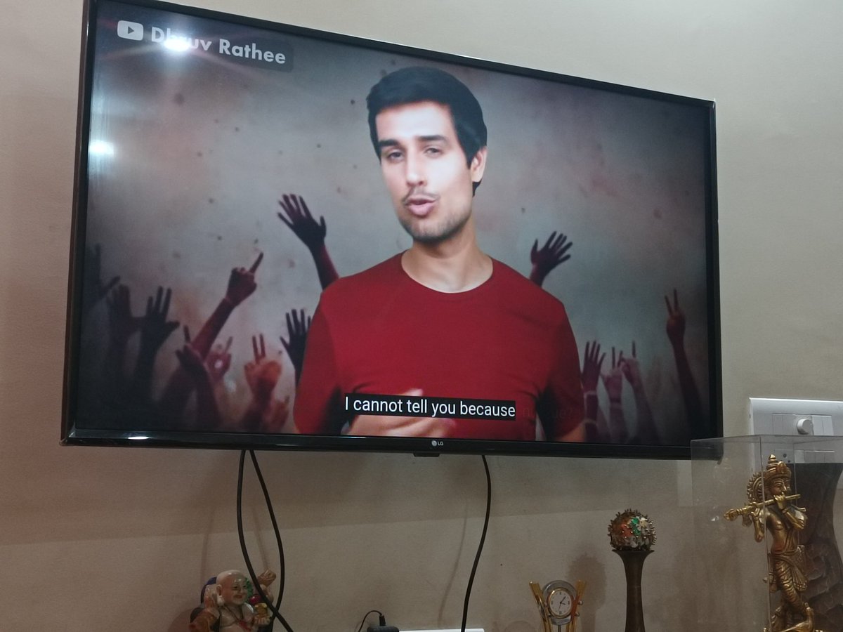 Never seen a YouTuber being seen like this in families, trains or at shops. This Dhruv Rathee video has become a sensation. Hope BJP doesn't block this video or his channel in India.