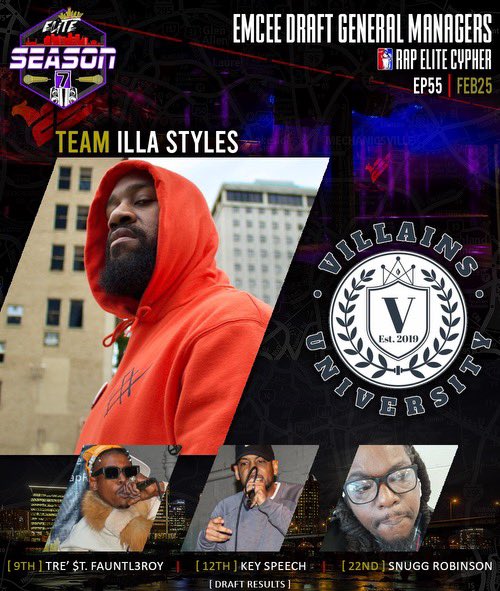 KillTheDreamer.com (@radioblitz) on Twitter photo Tomorrow will Team <a href="/ILLA_STYLES/">GODZ ILLA 🐲</a> earn him his first win of the season at <a href="/RapRva/">@RvaRapElite</a> ?? Make sure you’re in the building to find out! Get your tickets now at rvarapelite.com Tomorrow will Team <a href="/ILLA_STYLES/">GODZ ILLA 🐲</a> earn him his first win of the season at <a href="/RapRva/">@RvaRapElite</a> ?? Make sure you’re in the building to find out! Get your tickets now at rvarapelite.com