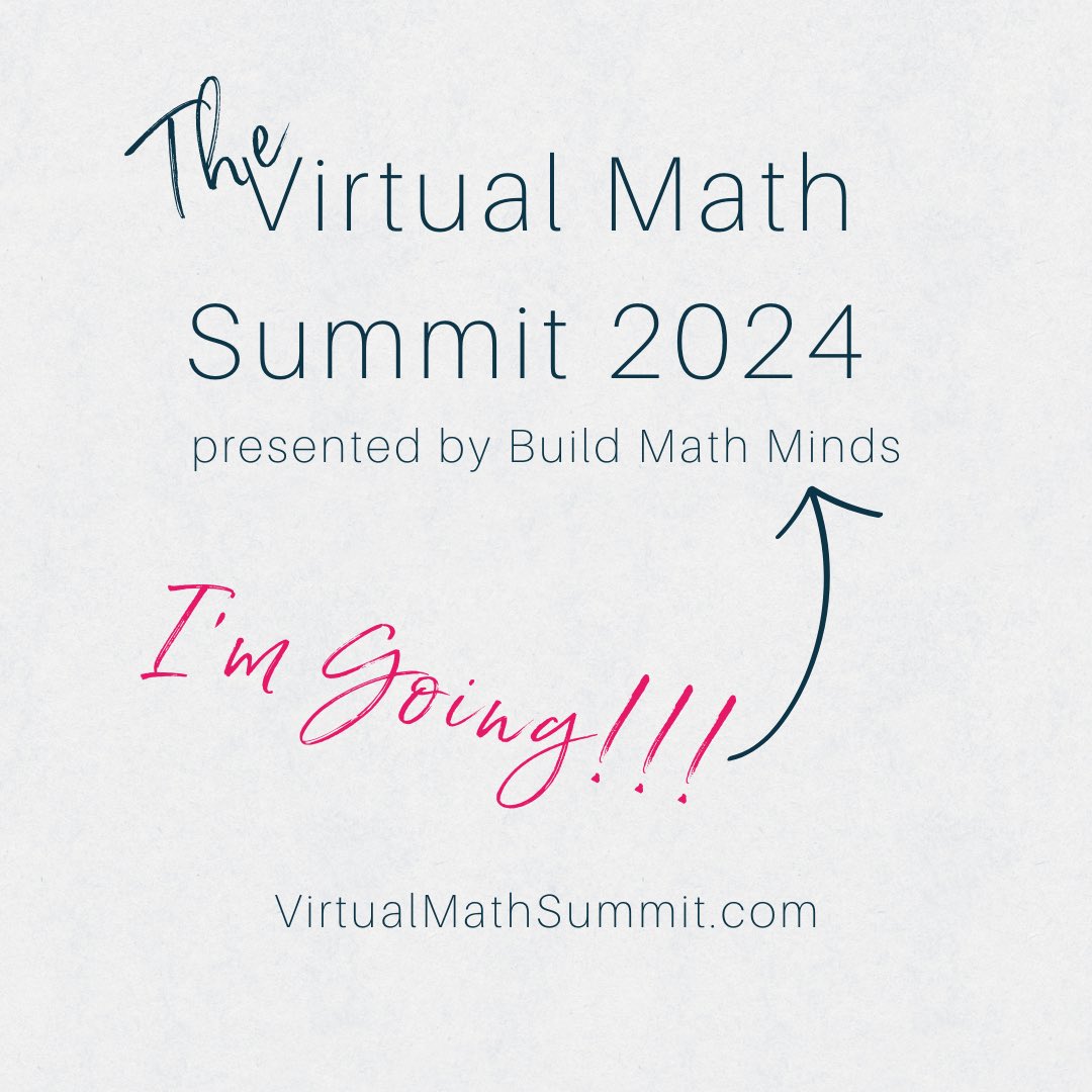 Looking forward to continued learning on behalf of our students! #BuildMathMinds24 #WMTproud @BuildMathMinds