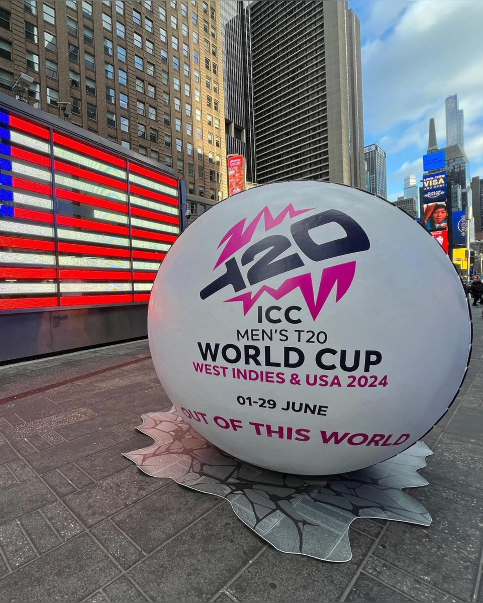 New York loves its cricket 🏏💙 The ICC #T20WorldCup2024 cannot come sooner 🫶 📸 courtesy: @ICC