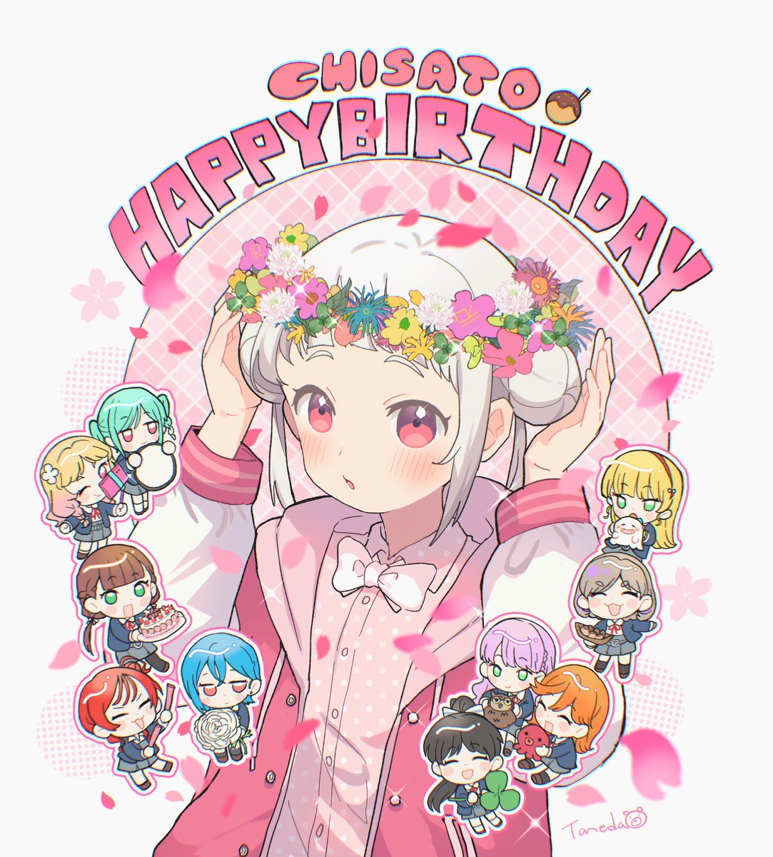 ちぃ！誕生日おめでと〜🫰⭕🐙💫