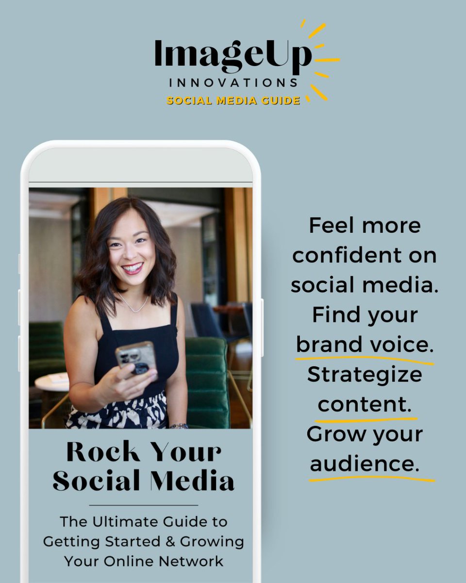 Have you gotten my FREE Social Media Guide yet? I've received fantastic feedback! Someone said, "This is REALLY good!!! I like how you've broken it down into steps and given a lot of action items" 🤩 

Download: imageup-innovations.ck.page/47f73a636c
