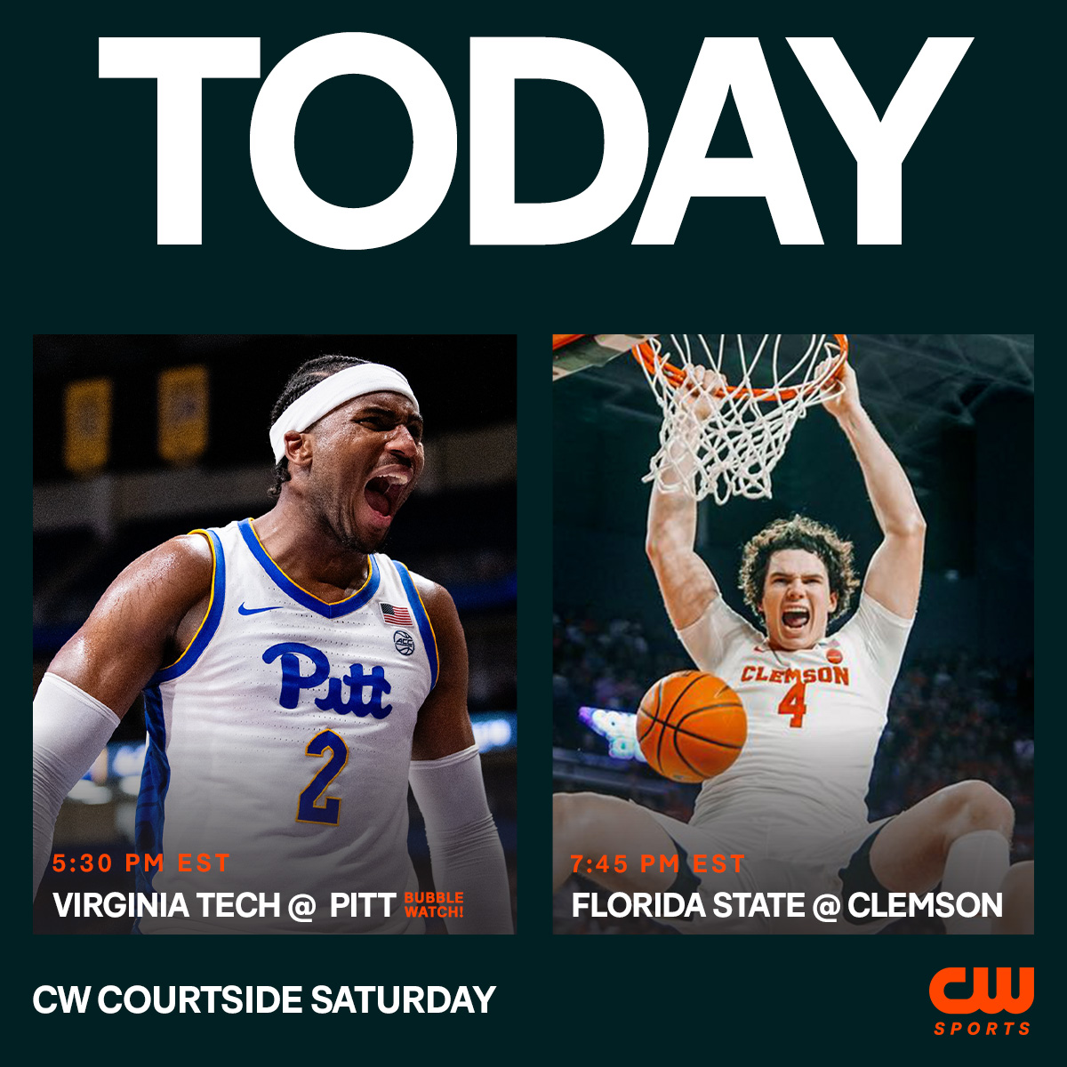 The CW Sports tweet media