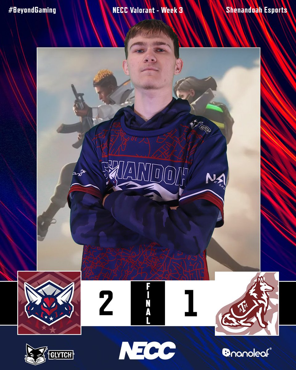 ShenUesports's tweet photo. Last night's result.

#suVAL move to 1-2 in their @neccgames season✅

#SUwin | #BeyondGaming https://t.co/aErtUivHMp