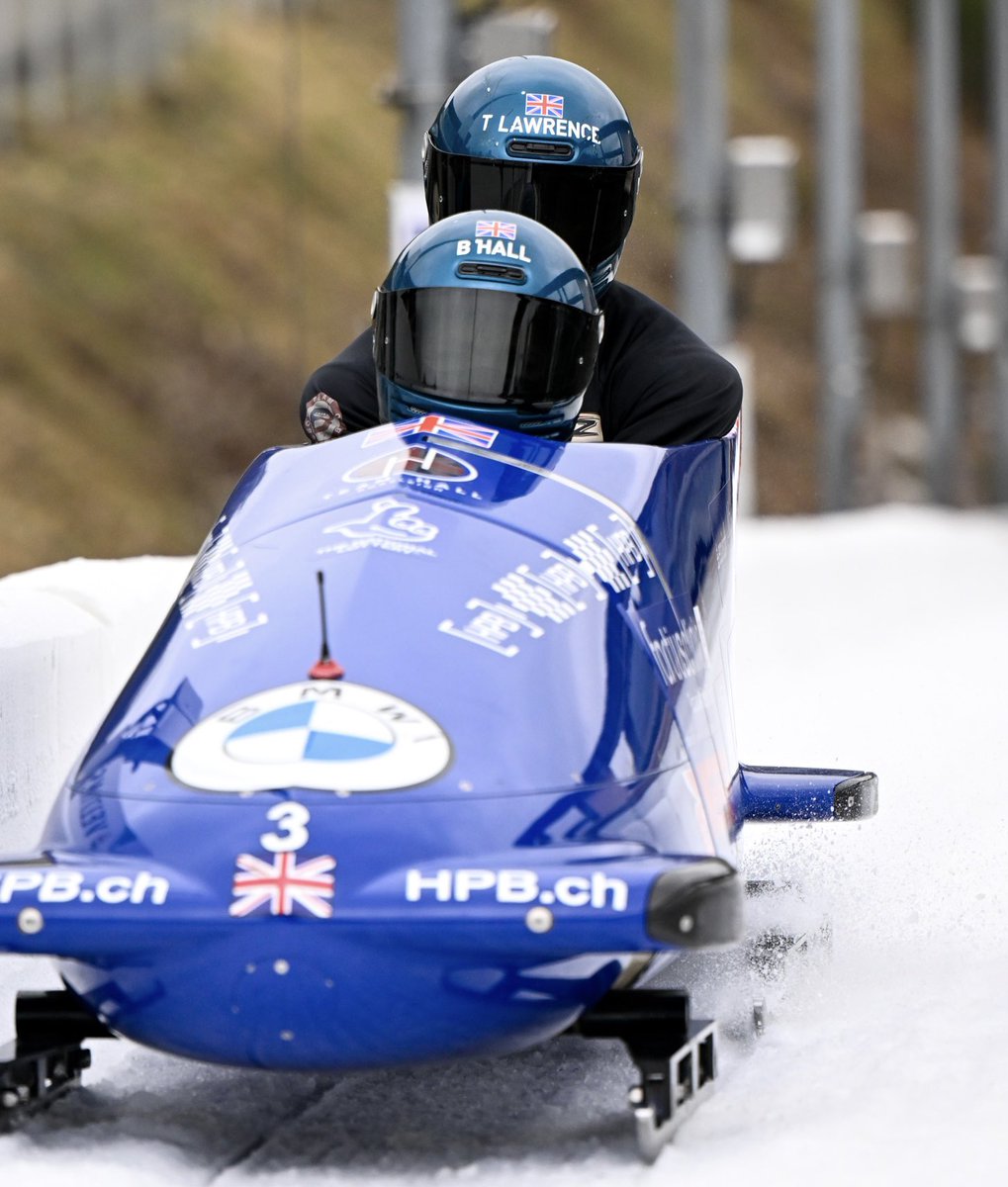 British Bobsleigh and Skeleton Association (@the_bbsa) on Twitter photo Runs 1 & 2 are done for our 2-man teams in π©πͺ - <a href="/BobsleighBrad/">Bradley Hall OLY</a> & <a href="/Taylor1lawrence/">Taylor Lawrence OLY</a> sit 4th overnight - a huge showing after injuries this year left them starting from 16th. Theyβre 0.27 seconds from a first 2-man medal since 1966, with all 3 π©πͺ sleds out in front Runs 1 & 2 are done for our 2-man teams in π©πͺ - <a href="/BobsleighBrad/">Bradley Hall OLY</a> & <a href="/Taylor1lawrence/">Taylor Lawrence OLY</a> sit 4th overnight - a huge showing after injuries this year left them starting from 16th. Theyβre 0.27 seconds from a first 2-man medal since 1966, with all 3 π©πͺ sleds out in front