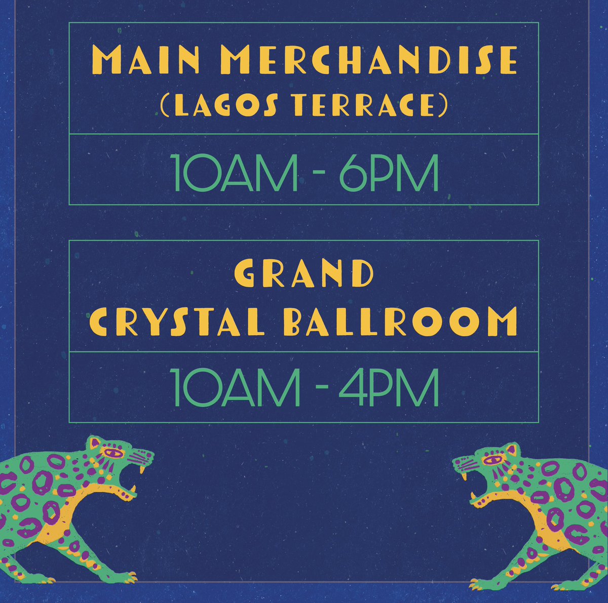 Final day !! 🇲🇽🌵☀️ @PhishRivMaya Merch stands open + ready. Swing by before the shows + bring your haul back to your room. Lagos Terrace 10-6 and Grand Crystal Ballroom 10-4