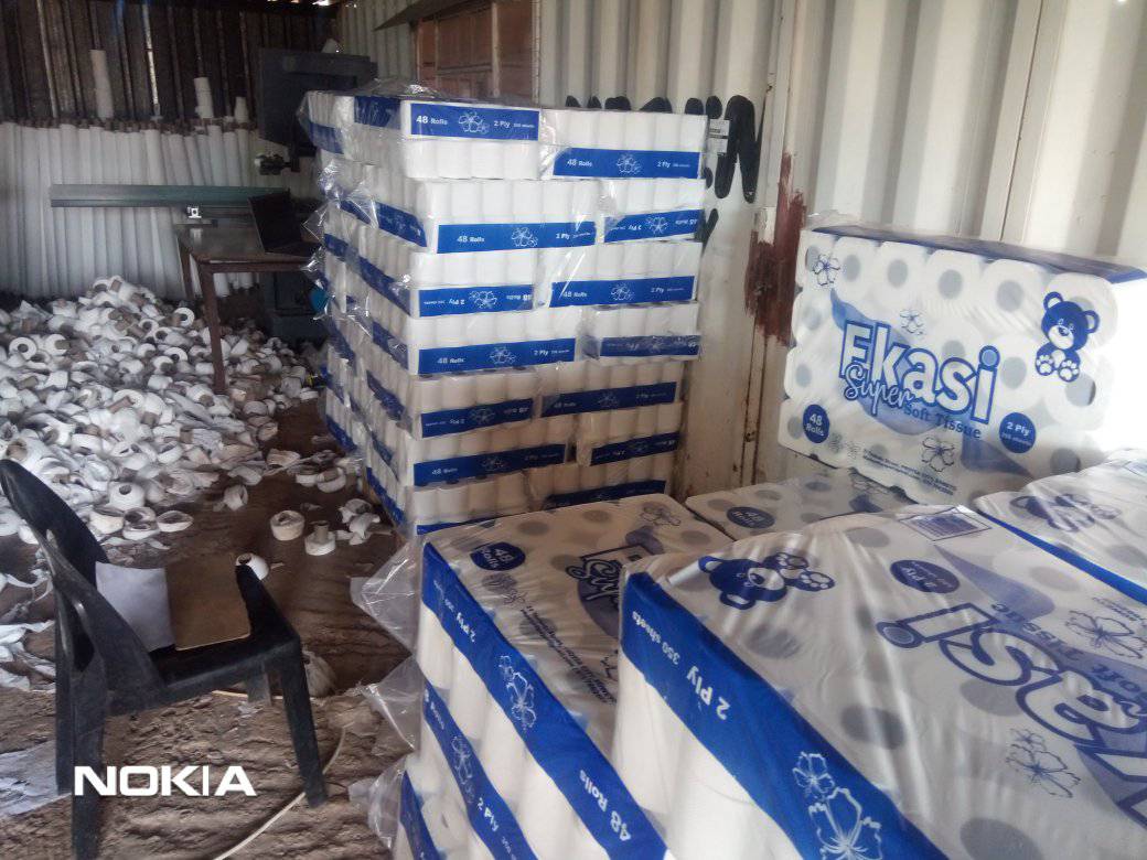 ekasi_soft's tweet photo. At Ekasi Toilet Paper Factory there's no big or small order 
0797662669.

MK Party South Africa Makgopa #ANCManifestoLaunch Orlando Pirates Bheki Cele Loadshedding  Musa Ramaphosa Xolani Gwede The EFF Sandton Benzema #VoetsekANC Limpopo mayeni Liema is Gold #TylerPerry https://t.co/AoI99rPKBD