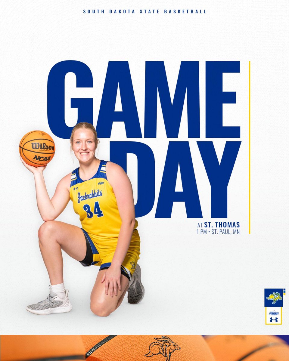 SenTomNelson's tweet photo. Ears Up, Jackrabbits…it’s GAME(S)DAY vs the doubters! The ladies are in minnesnowta and the men are at Frost for Senior Day!💛🐰💙
@GoJacksWBB @GoJacksMBB @GoJacksSDSU @GoJacksCheer @GoJacksDance @SDState @SDStateAlumni @SDSU_PrideBand @SoDakStBandMan #GoJacks #EarsUp #flatjack #GoJacks