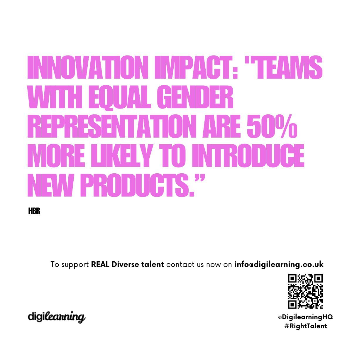 Innovation Impact:
🚀 Breakthrough alert! Teams with equal gender representation are 50% more likely to introduce new products. (Source: <a href="/HBR/">hyunbr</a> ) #RightTalent #InnovationImpact