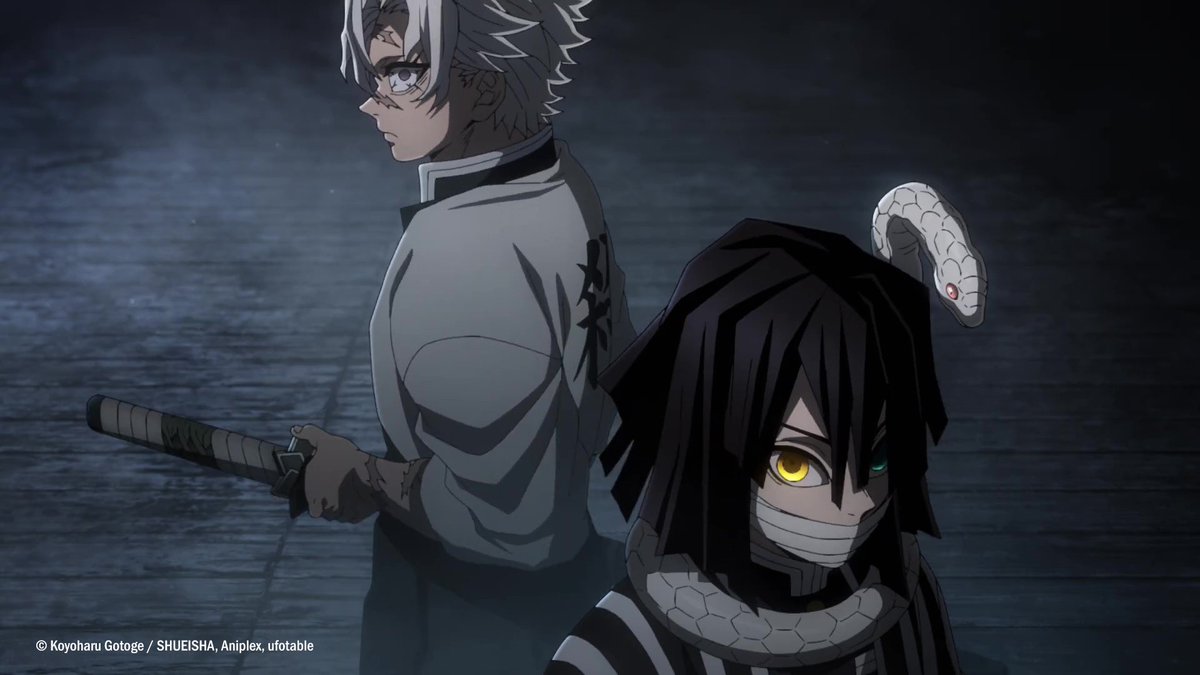 First Look of The Wind Hashira and Serpent Hashira from Demon Slayer: Kimetsu no Yaiba "Hashira Training Arc". 

The anime scheduled for Spring 2024 and the first episode will be a one-hour special! 

✨More: animetv-jp.net/news/demon-sla…