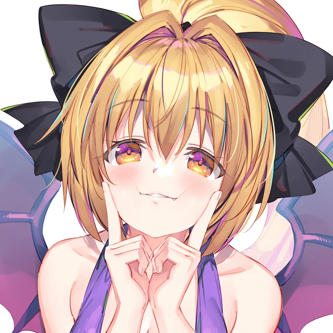 【オリジナル】オリジナル悪魔っ娘ちゃんほっぺムニムニ 