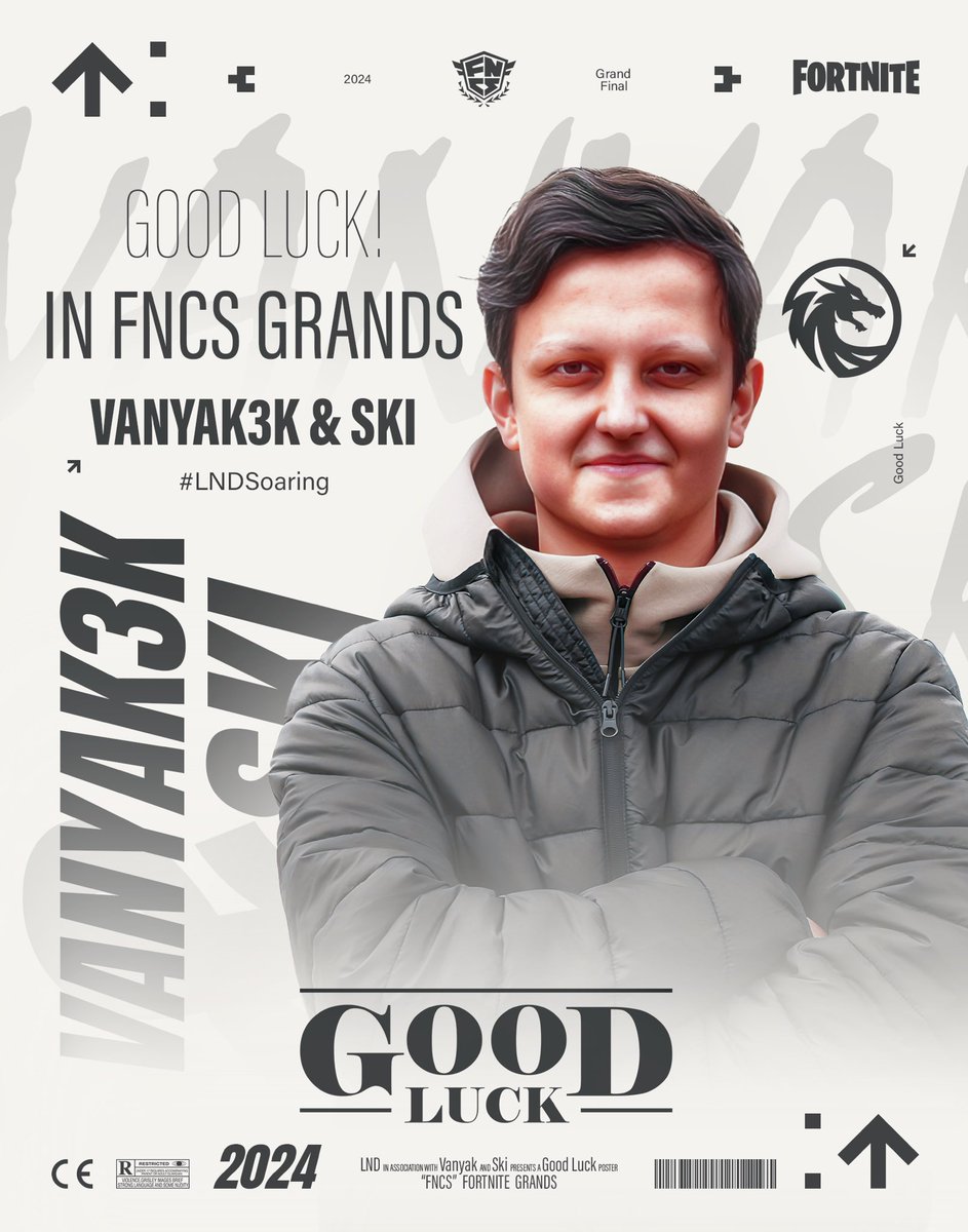 Legends Esports | LND (@lnd_esp) on Twitter photo Wishing our players the best of luck as they head into the FNCS Grand Finals! Go out there and dominate Legends!
๐| <a href="/Ski_ftw/">LND Ski</a> 
๐| <a href="/vanyak3kk/">M8 Vanyak3k</a> 
#LNDSoaring Wishing our players the best of luck as they head into the FNCS Grand Finals! Go out there and dominate Legends!
๐| <a href="/Ski_ftw/">LND Ski</a> 
๐| <a href="/vanyak3kk/">M8 Vanyak3k</a> 
#LNDSoaring