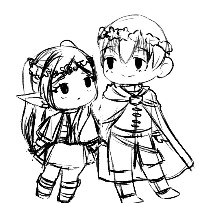 A Little wip #FrierenBeyondJourneysEnd #fanart #WIP #Chibi