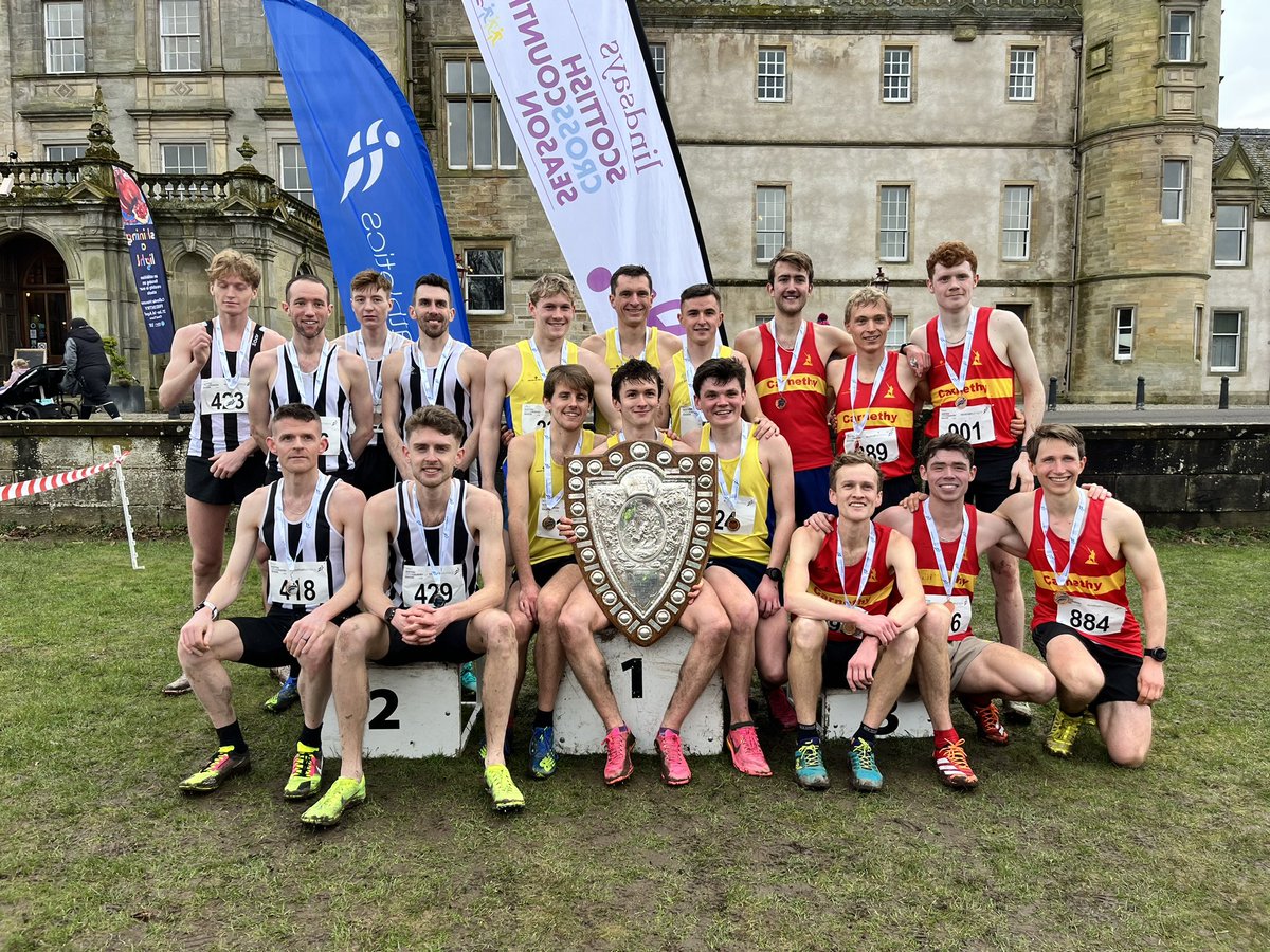 scottishathletics (@scotathletics) on Twitter photo Senior Men’s Team podium at #LindsaysXC - the yellow train’s not stopping today…
1. <a href="/Central_AC/">Central Athletic Club</a>
2. <a href="/InverclydeAC/">InverclydeAC</a>
3. <a href="/CarnethyHRC/">Carnethy HRC</a> Senior Men’s Team podium at #LindsaysXC - the yellow train’s not stopping today…
1. <a href="/Central_AC/">Central Athletic Club</a>
2. <a href="/InverclydeAC/">InverclydeAC</a>
3. <a href="/CarnethyHRC/">Carnethy HRC</a>