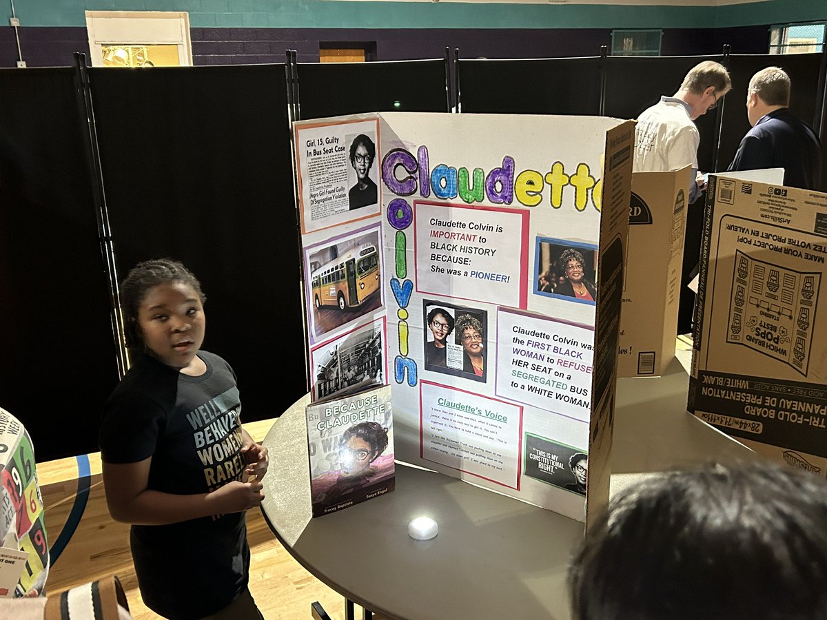 Our Sedgefield Club members put on a Black History Night at the Museum exhibit for parents and guests. THANK YOU to the volunteers from @BankofAmerica for helping our Club kids put on this awesome event. #BlackHistoryMonth #GreatFutures