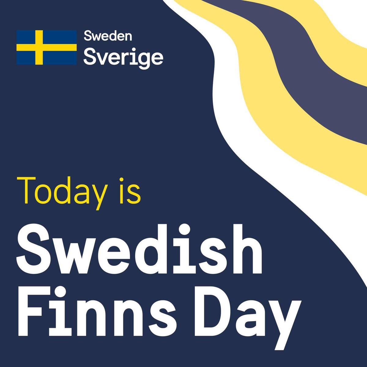 ¡Feliz Día de los Finlandeses Suecos! Los finlandeses suecos son la minoría nacional más numerosa de Suecia. La cultura y el idioma finlandeses son una parte importante de la identidad de muchas personas como finlandeses suecos. #sverigefinnar #ruotsinsuomalaiset