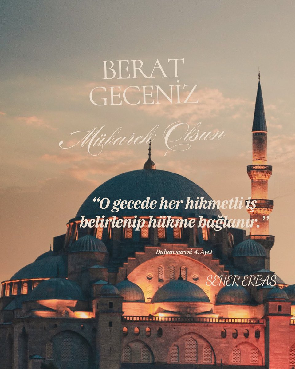 Bu mübarek gecede, günahlarımızın affını, dualarımızın kabulünü , tövbelerimizin makbul olmasını,  Yüce Rabbimden niyaz ederim.