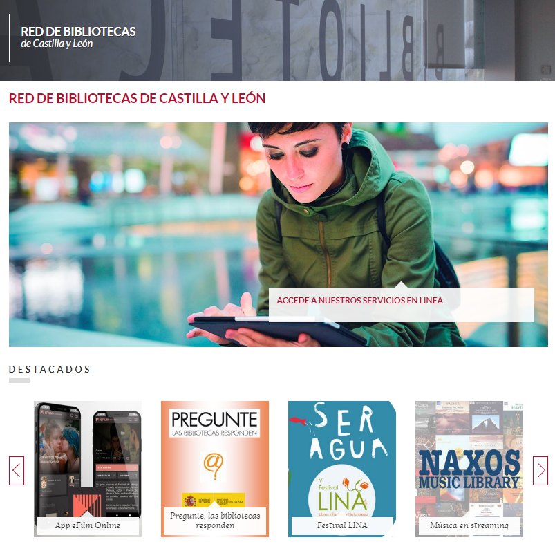 jcyl's tweet photo. En el Portal de #Bibliotecas de la Junta encontrarás:
📑 Libros electrónicos
🎞️ CineCyL
🧑💻 Club de Lectura Virtual
🖼️ Agenda Cultural 
🔎 Catálogo de ejemplares disponibles 
https://t.co/ZN2LvPWxPk https://t.co/60w1gMN0yJ