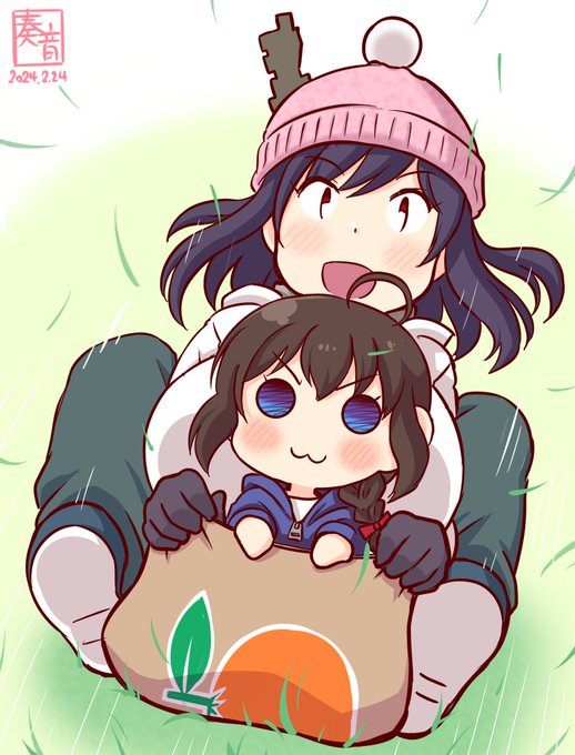 「すごく はやい!」
「本当…! ちょっと怖いくらい」
「やましろ!もういっかい やる!」
「ふふっ、いいわよ」

#ママ城とちびしぐ 