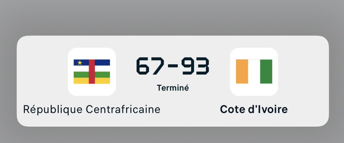 Qualification AfroBasket 2025
Victoire de nos éléphants 🎉🇨🇮
Qui mousse ??