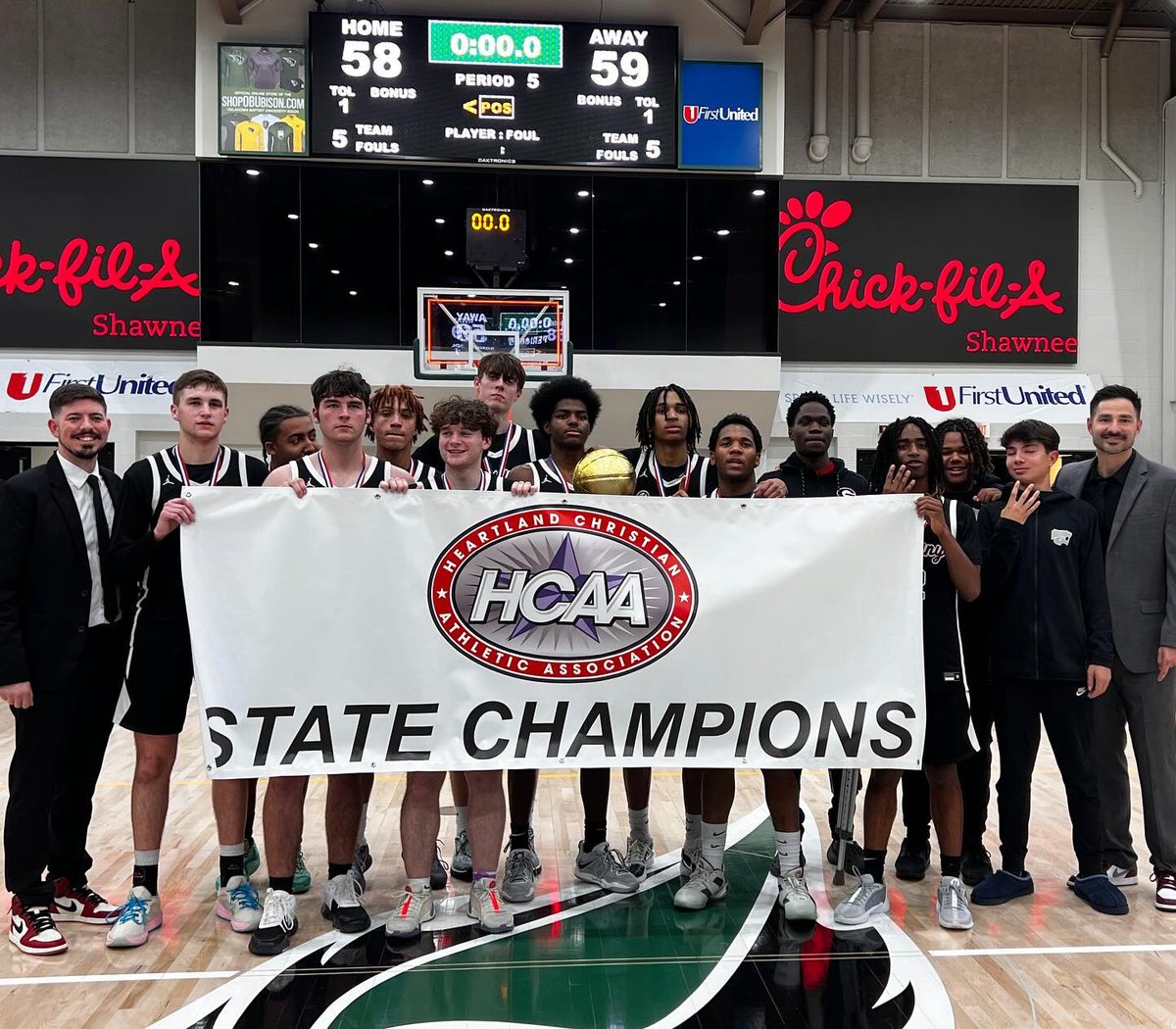 Destiny Christian Wildcat Basketball (23-8) (@destiny_hoops) on Twitter photo 4 in a row!!!
HCAA 3A State Championship
FINAL
Destiny Chr. 59 - Sunrise Chr. 58
<a href="/JudeHill32/">Jude Hill</a> 23p (4-6 3p), 4r
<a href="/Terrillj_11/">Terrill Johnson</a> 17p 6r 2s
<a href="/Joshua_dR4/">Joshua del Rosario</a> 6p 3a 2r
<a href="/HagenOwens12/">Hagen Owens</a> 6p 3r 3s
<a href="/TheAlexAlston/">Alex Alston</a> 4p 2r 3s 2b
#BeReal 4 in a row!!!
HCAA 3A State Championship
FINAL
Destiny Chr. 59 - Sunrise Chr. 58
<a href="/JudeHill32/">Jude Hill</a> 23p (4-6 3p), 4r
<a href="/Terrillj_11/">Terrill Johnson</a> 17p 6r 2s
<a href="/Joshua_dR4/">Joshua del Rosario</a> 6p 3a 2r
<a href="/HagenOwens12/">Hagen Owens</a> 6p 3r 3s
<a href="/TheAlexAlston/">Alex Alston</a> 4p 2r 3s 2b
#BeReal