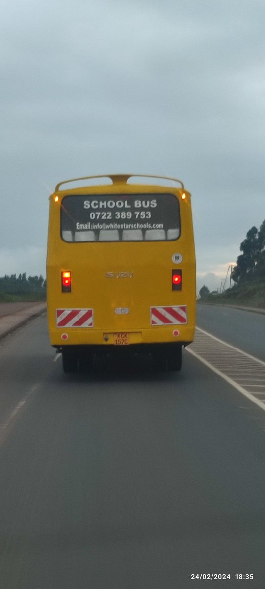 Dear Parents of White Star Group of Schools, Primary and Pre-primary: I hope you get back your children, who probably went somewhere for Drama Festivals, in one piece, alive and whole. Because the drivers are out here wilding like maniacs. The speeds and reckless overtaking
