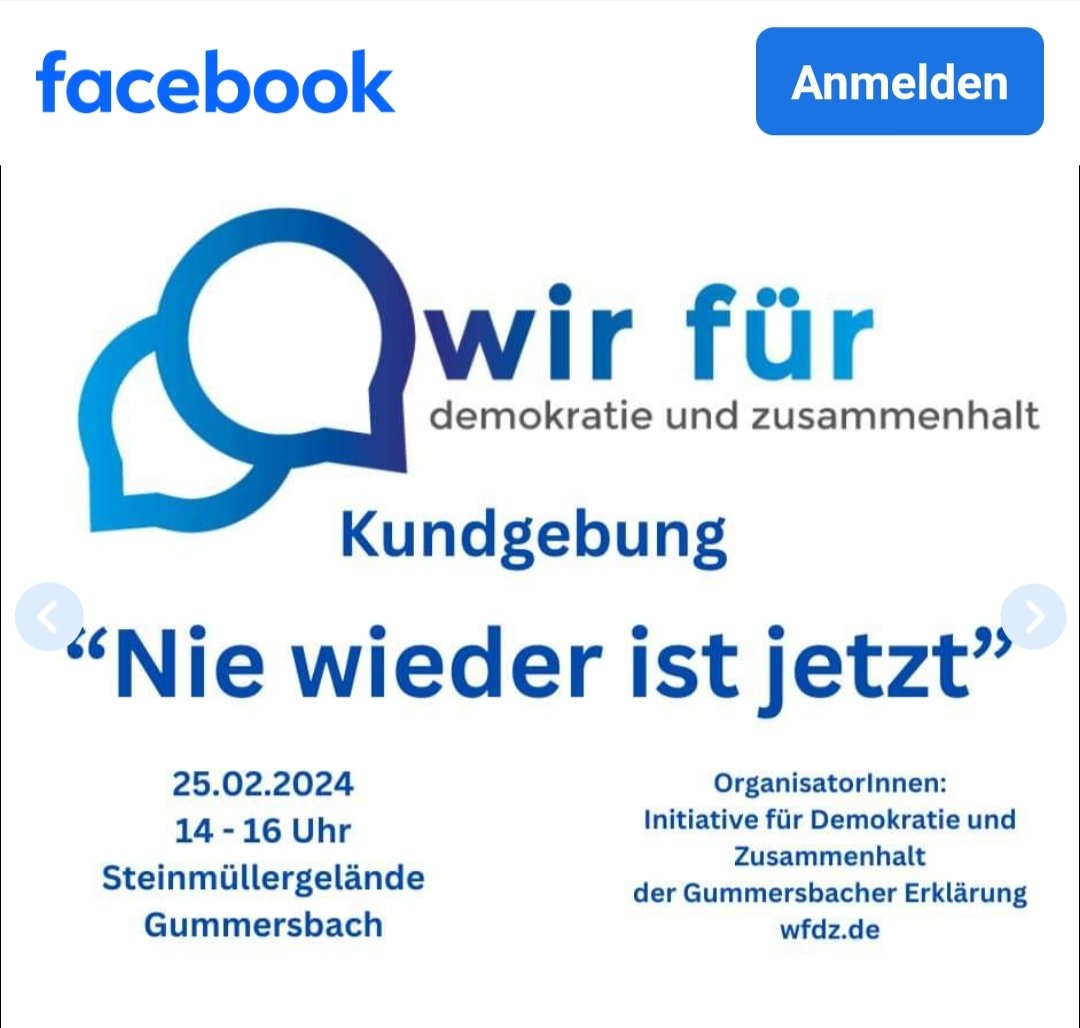 Am Sonntag Kundgebung für #Demokratie in #Gummersbach