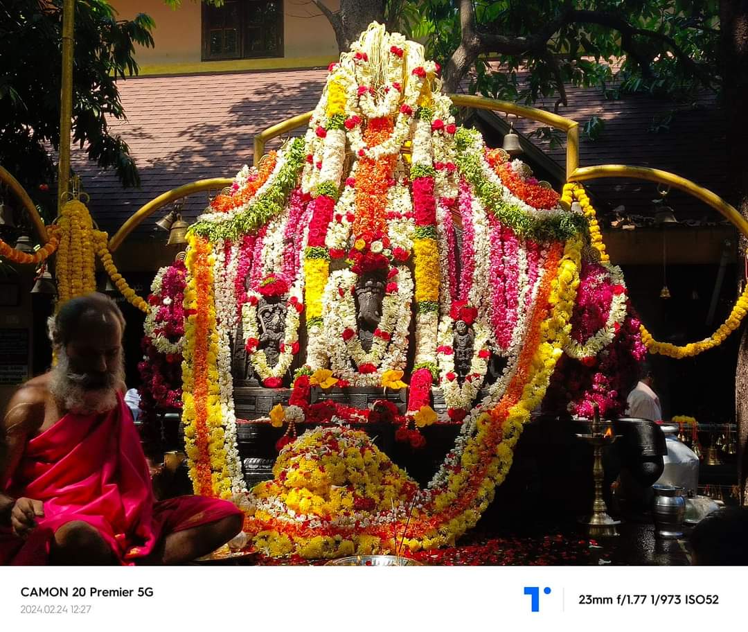 Today's Darshana of Shri Kshetra Southadka Maha Ganapathy..🙏