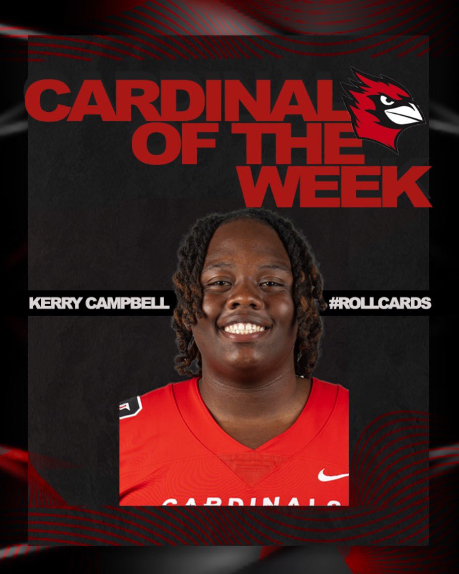 Wes_Football's tweet photo. Congratulations to our Week 4 Cardinals of the Week‼️

Kerry Campbell is an OL from New Hartford, NY
Evan Lasseter is a DB from Tarrytown, NY

Roll Cards 🔴⚫️ #TheProcess https://t.co/lP28HgQYhN