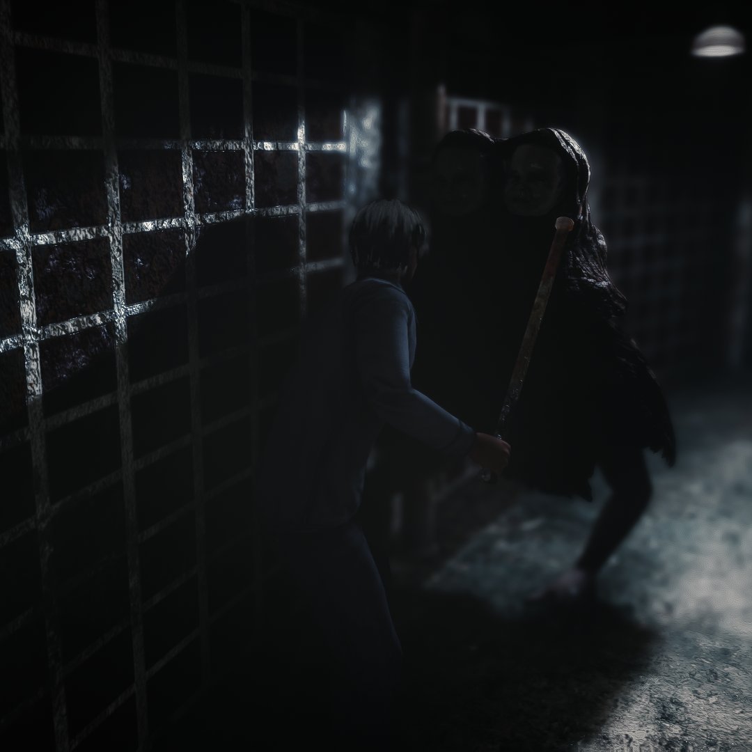 DistProduction's tweet image. I made a video of the prison section from Silent Hill 4: The Room.
I hope you will enjoy it!
Video link of the gameplay: youtube.com/watch?v=W9YJl1…
#silenthill #SilenthillRemake #madewithunity #IndieHorror #IndieDev #GameDev #IndieGame #Unity #blender #blendercloud #blenderart