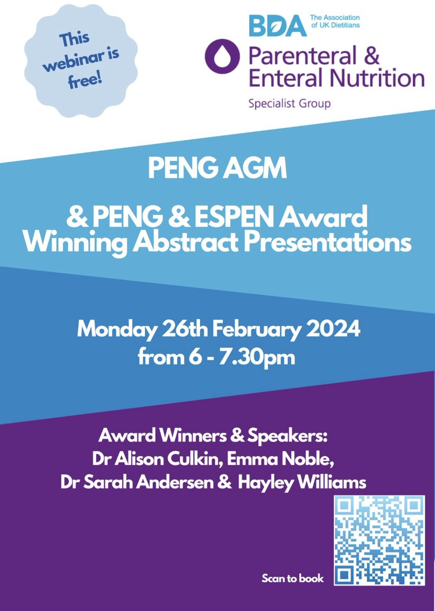 We are looking forward to our AGM and webinar next Monday 26th February, with some excellent presentations from our speakers. We will also update on our exciting plans to celebrate our 40th birthday! #PENGwebinar2024 #AGM
