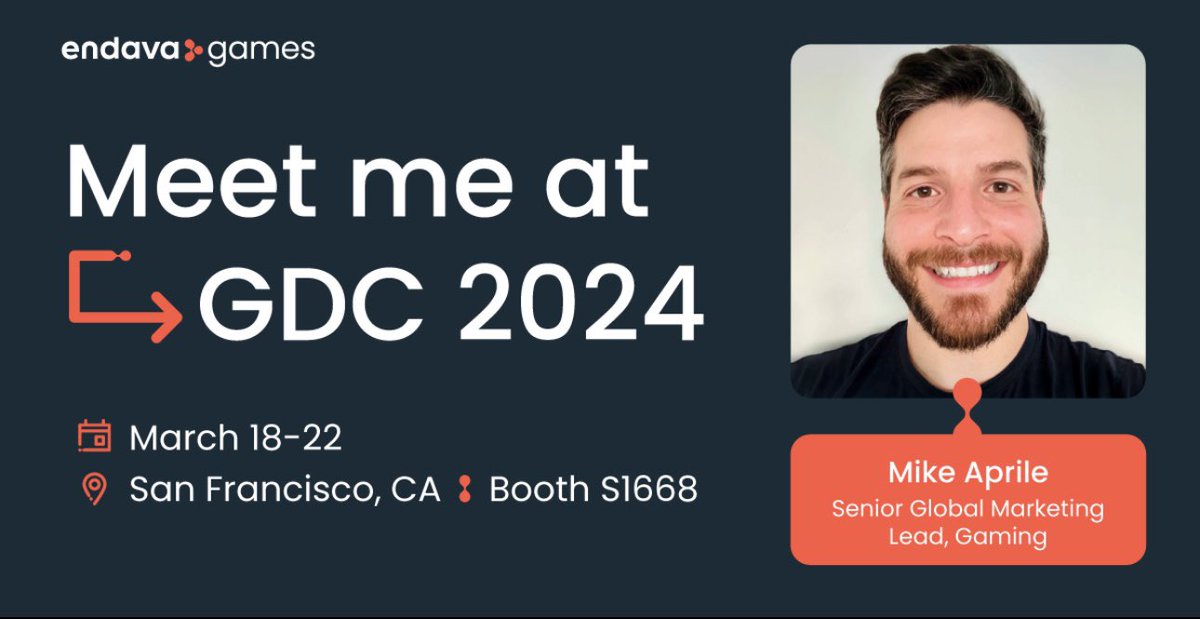 _maprile's tweet image. It’s almost that time!

Stop by the Endava Games booth at #GDC to grab some swag, win a Steam Deck, apply for a job, and talk to me about how we can help ship your game.

Did I mention we’re hiring?