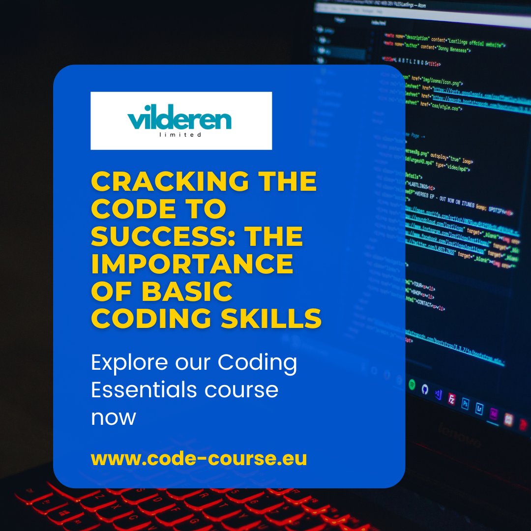 VilderenLtd's tweet image. Whether you're a student, professional, or entrepreneur, understanding the language of computers opens doors to endless possibilities. ๐#CodingEssentials #TechSkills #LearnToCode #FutureReady
