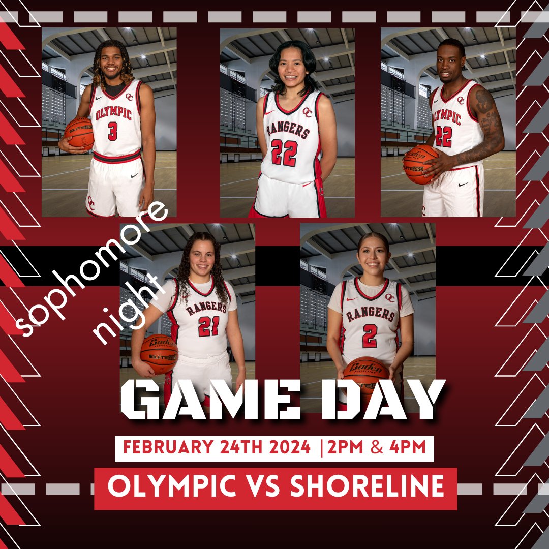 It's GAME DAY! Today your OC Rangers basketball teams take on shoreline at home on sophomore night. The Women's team plays at 2pm and the Men's team follows at 4pm. 

Watch live: youtube.com/watch?v=wo6MJ8…

Good luck, Rangers! 

#GoRangers #NWACwbb #NWACmbb