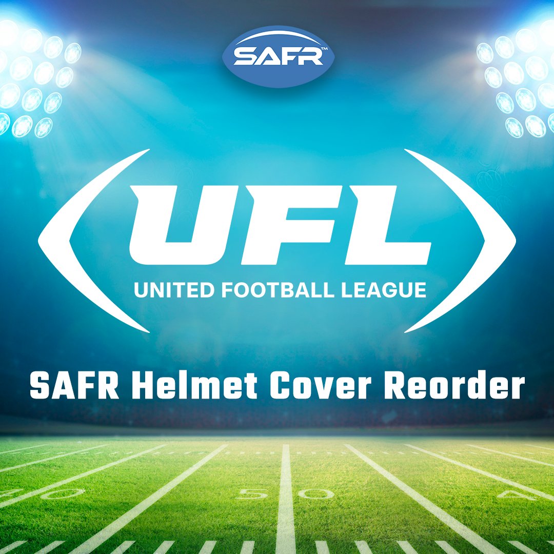 🔄 The UFL has placed a league wide order for the 2024 season! That means all 8 teams in the league will be suiting up with the cutting-edge SAFR technology for the upcoming season. #UFLSafetyFirst #SAFRSuccessStory #GAMEDAYREADY #SAFRProtection