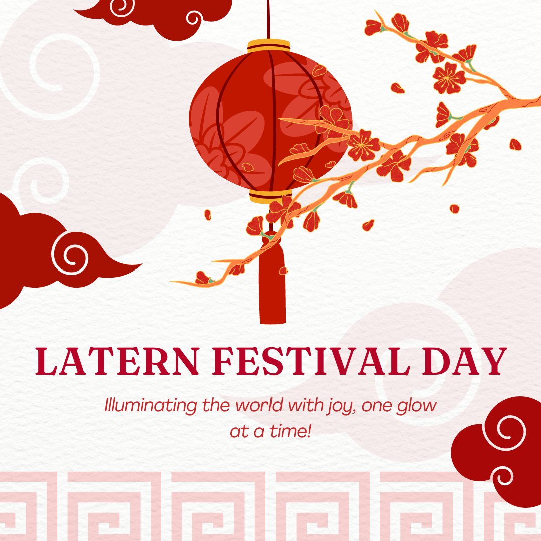 Saltherecruiter's tweet photo. May the glow of lanterns illuminate our paths with hope, guiding us towards joy, prosperity, and inner peace. Happy Lantern Festival Day!

#LanternFestival #FestivalofLights #Celebration #CommunityGathering #WishfulThinking #InnerPeace #Saleciatherecruiter https://t.co/abDYNWLKf5