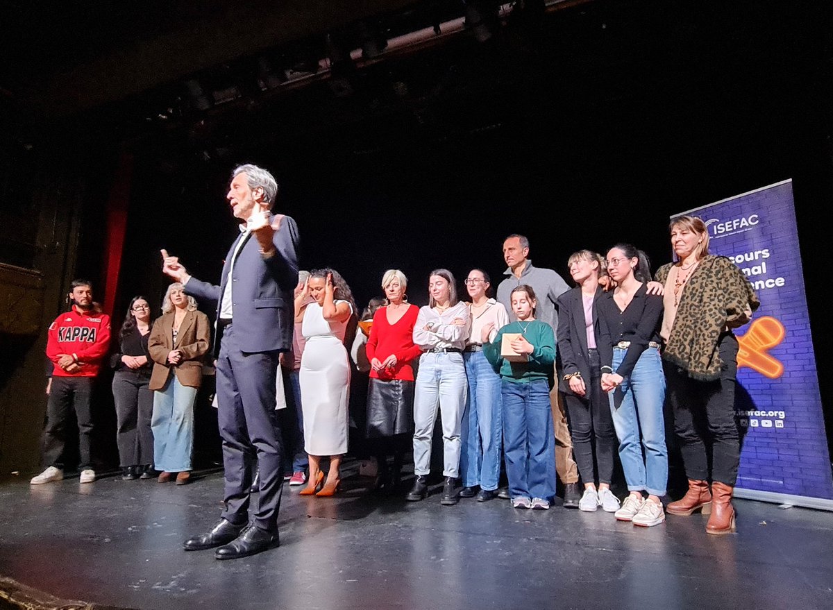 Très fier d'avoir pu participer hier au jury du concours d'éloquence 2024 <a href="/ISEFAC_National/">ISEFAC</a> et d'avoir découvert autant de talentssss 😉, sous le parrainage bienveillant de <a href="/ariedecasa/">arié elmaleh</a>. Merci <a href="/ChristineAbadie/">Christine Abadie</a>  pour cette organisation aux petits onions !