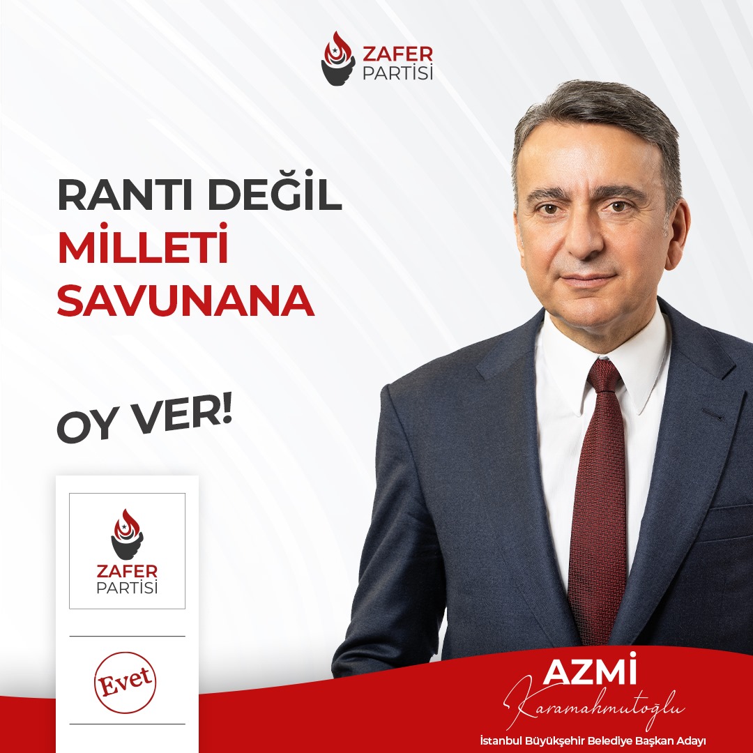 AzmiKaramahmut's tweet photo. Rantı değil milleti savunana oy ver! https://t.co/RvM8xm0X7o