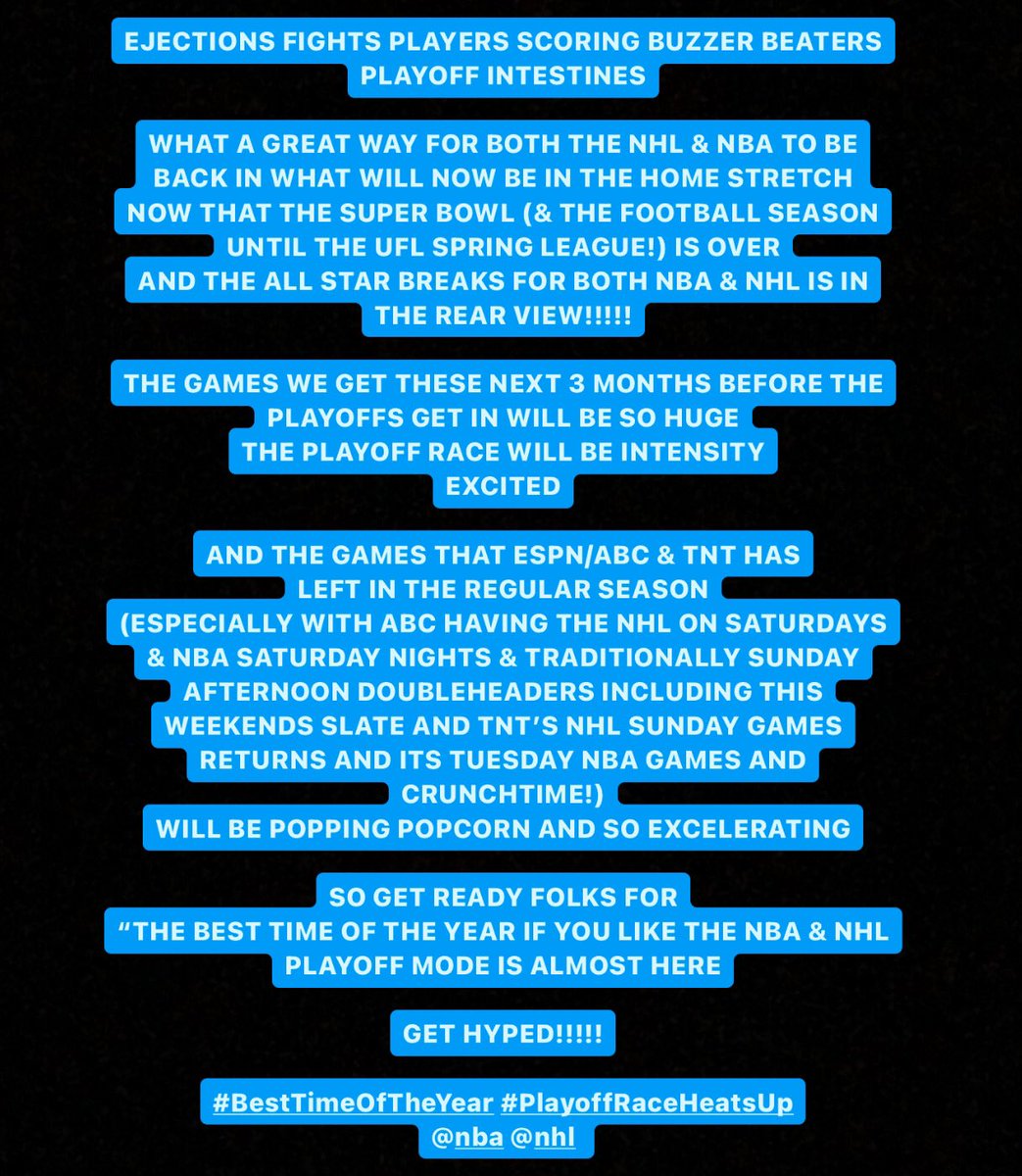 JaredYeldellMV's tweet image. Folks It’s 11:00am After What We Saw Around The NBA/NHL Last Night Better Hope Today’s (&amp;amp; Tomorrow’s) ESPN/ABC Slate Of NHL &amp;amp; NBA Games Will Live Up To The Hype Especially Rangers/Flyers Celtics/76ers Tonight &amp;amp; Lakers/Suns Tomorrow! 
@Zone_NHL @jheaps4 @TVSportsUpdates #ESPNonABC